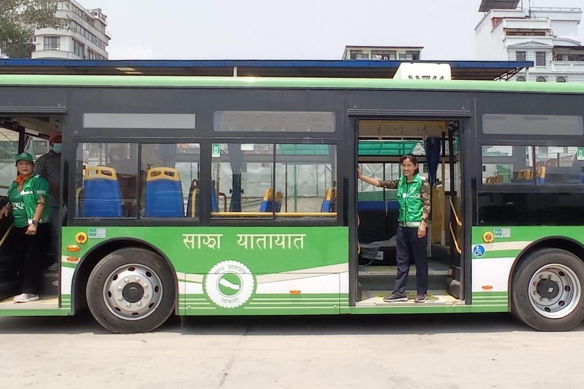 Public bus to reach patan